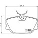 Hella | Bremsbelagsatz, Scheibenbremse | 8DB 355 017-761
