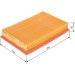 BOSCH 1 457 433 323 Luftfilter BOSCH 1 457 433 323 Luftfilter
