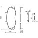BOSCH | Bremsbelagsatz, Scheibenbremse | 0 986 494 292