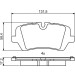 BOSCH | Bremsbelagsatz, Scheibenbremse | 0 986 494 810