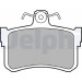 Delphi | Bremsbelagsatz, Scheibenbremse | LP880