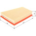 BOSCH 1 457 433 573 Luftfilter BOSCH 1 457 433 573 Luftfilter