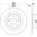 Hella | Bremsscheibe | 8DD 355 120-431