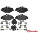 Brembo | Bremsbelagsatz, Scheibenbremse | P 50 049