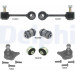 Delphi | Reparatursatz, Querlenker | TC1970KIT Delphi | Reparatursatz, Querlenker | TC1970KIT