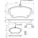 BOSCH Bremsbelagsatz, Scheibenbremse 0 986 494 585