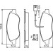 BOSCH | Bremsbelagsatz, Scheibenbremse | 0 986 424 595 BOSCH | Bremsbelagsatz, Scheibenbremse | 0 986 424 595
