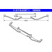 ATE | Feder, Bremssattel | 11.8116-0367.1 ATE | Feder, Bremssattel | 11.8116-0367.1