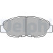 Delphi | Bremsbelagsatz, Scheibenbremse | LP734 Delphi | Bremsbelagsatz, Scheibenbremse | LP734