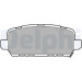 Delphi | Bremsbelagsatz, Scheibenbremse | LP3244