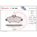 Brembo | Bremsbelagsatz, Scheibenbremse | P 50 084 Brembo | Bremsbelagsatz, Scheibenbremse | P 50 084