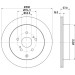 Hella | Bremsscheibe | 8DD 355 116-781