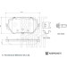 Blue Print | Bremsbelagsatz, Scheibenbremse | ADBP420076 Blue Print | Bremsbelagsatz, Scheibenbremse | ADBP420076