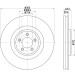 Hella Pagid | Bremsscheibe | 8DD 355 129-071