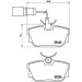 Brembo | Bremsbelagsatz, Scheibenbremse | P 85 059 Brembo | Bremsbelagsatz, Scheibenbremse | P 85 059