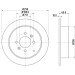 Hella | Bremsscheibe | 8DD 355 105-231