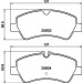 Hella | Bremsbelagsatz, Scheibenbremse | 8DB 355 020-721