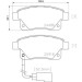 Brembo | Bremsbelagsatz, Scheibenbremse | P 24 066 Brembo | Bremsbelagsatz, Scheibenbremse | P 24 066