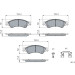 BOSCH | Bremsbelagsatz, Scheibenbremse | 0 986 494 791 BOSCH | Bremsbelagsatz, Scheibenbremse | 0 986 494 791