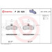 Brembo | Bremsbelagsatz, Scheibenbremse | P 23 022