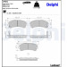 Delphi | Bremsbelagsatz, Scheibenbremse | LP801 Delphi | Bremsbelagsatz, Scheibenbremse | LP801