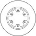 TRW | Bremsscheibe | DF1965 TRW | Bremsscheibe | DF1965