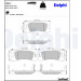 Delphi | Bremsbelagsatz, Scheibenbremse | LP611 Delphi | Bremsbelagsatz, Scheibenbremse | LP611