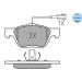 Meyle | Bremsbelagsatz, Scheibenbremse | 025 232 8919/W Meyle | Bremsbelagsatz, Scheibenbremse | 025 232 8919/W