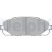Delphi | Bremsbelagsatz, Scheibenbremse | LP3271