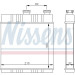 Nissens | Wärmetauscher, Innenraumheizung | 72660 Nissens | Wärmetauscher, Innenraumheizung | 72660