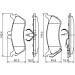 0 986 424 708 Bremsbelagsatz, Scheibenbremse