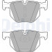 Delphi | Bremsbelagsatz, Scheibenbremse | LP2068 Delphi | Bremsbelagsatz, Scheibenbremse | LP2068