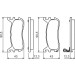 BOSCH | Bremsbelagsatz, Scheibenbremse | 0 986 494 482 BOSCH | Bremsbelagsatz, Scheibenbremse | 0 986 494 482