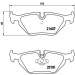 Brembo | Bremsbelagsatz, Scheibenbremse | P 06 013
