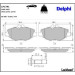 Delphi Bremsbelagsatz, Scheibenbremse LP1791 Delphi Bremsbelagsatz, Scheibenbremse LP1791