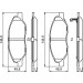 BOSCH | Bremsbelagsatz, Scheibenbremse | 0 986 494 867
