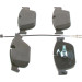 BOSCH | Bremsbelagsatz, Scheibenbremse | 0 986 494 526 BOSCH | Bremsbelagsatz, Scheibenbremse | 0 986 494 526