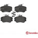Brembo | Bremsbelagsatz, Scheibenbremse | P 06 017 Brembo | Bremsbelagsatz, Scheibenbremse | P 06 017