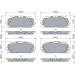 0 986 424 945 Bremsbelagsatz, Scheibenbremse