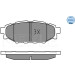 Meyle | Bremsbelagsatz, Scheibenbremse | 025 242 7114/W Meyle | Bremsbelagsatz, Scheibenbremse | 025 242 7114/W