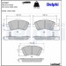 Delphi | Bremsbelagsatz, Scheibenbremse | LP2102 Delphi | Bremsbelagsatz, Scheibenbremse | LP2102