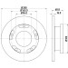 Hella | Bremsscheibe | 8DD 355 113-811
