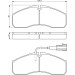 0 986 494 278 Bremsbelagsatz, Scheibenbremse