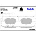 Delphi Bremsbelagsatz, Scheibenbremse LP2705