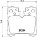Brembo | Bremsbelagsatz, Scheibenbremse | P 83 076 Brembo | Bremsbelagsatz, Scheibenbremse | P 83 076