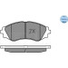 Meyle | Bremsbelagsatz, Scheibenbremse | 025 232 3417/W Meyle | Bremsbelagsatz, Scheibenbremse | 025 232 3417/W