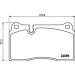 Hella | Bremsbelagsatz, Scheibenbremse | 8DB 355 011-851