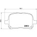 Brembo | Bremsbelagsatz, Scheibenbremse | P 83 040 Brembo | Bremsbelagsatz, Scheibenbremse | P 83 040
