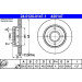 ATE | Bremsscheibe | 24.0120-0147.1 ATE | Bremsscheibe | 24.0120-0147.1
