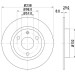 Hella | Bremsscheibe | 8DD 355 101-451